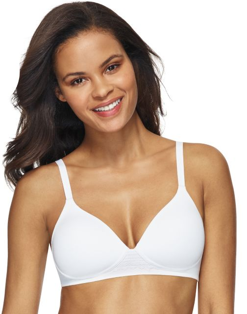 Women's Hanes Ultimate T Shirt Soft Natural Lift Foam Wirefree DHHU25