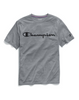 Champion Men's Double Dry® Heather Mesh Textured Tee, Script Logo T0766G 549988