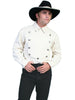 Scully RangeWear Men's Black 100% Cotton Concho L/S Western Bib Shirt RW011