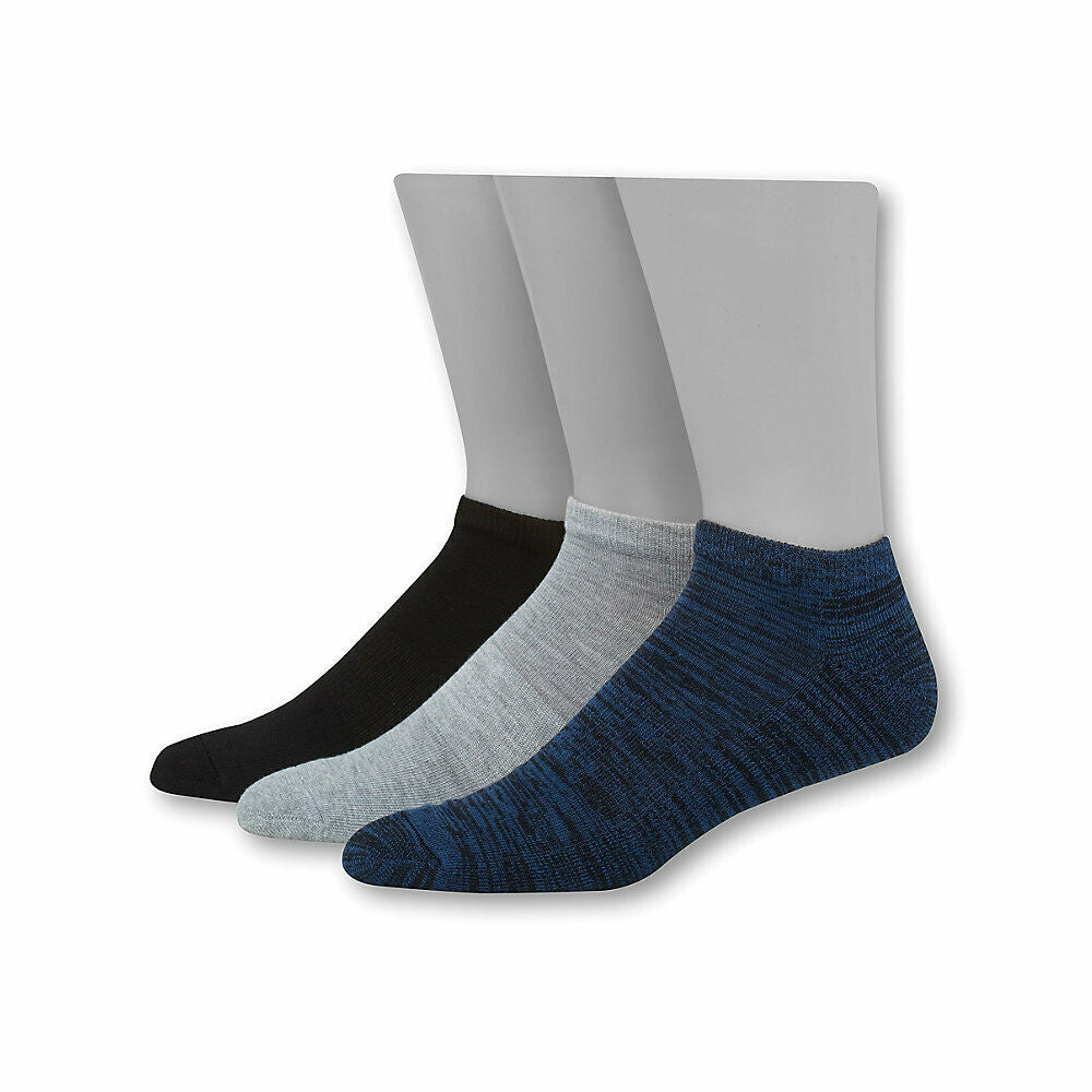 Hanes Men's 1901 Heritage Half Cushion Low Cut Socks 3-Pack HT1L3