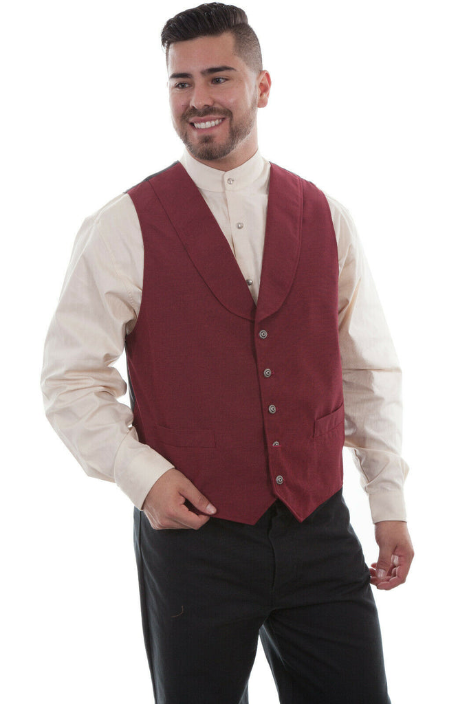 Scully Men's Shawl Collar Vest 521234