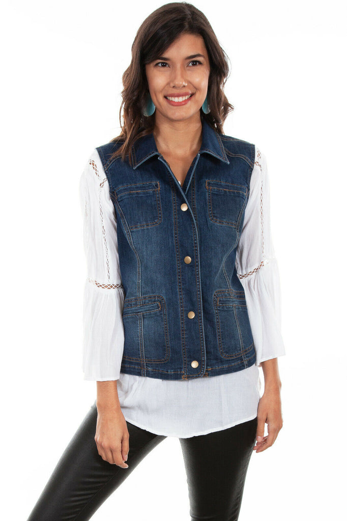 Scully Women's Denim Vest HC548