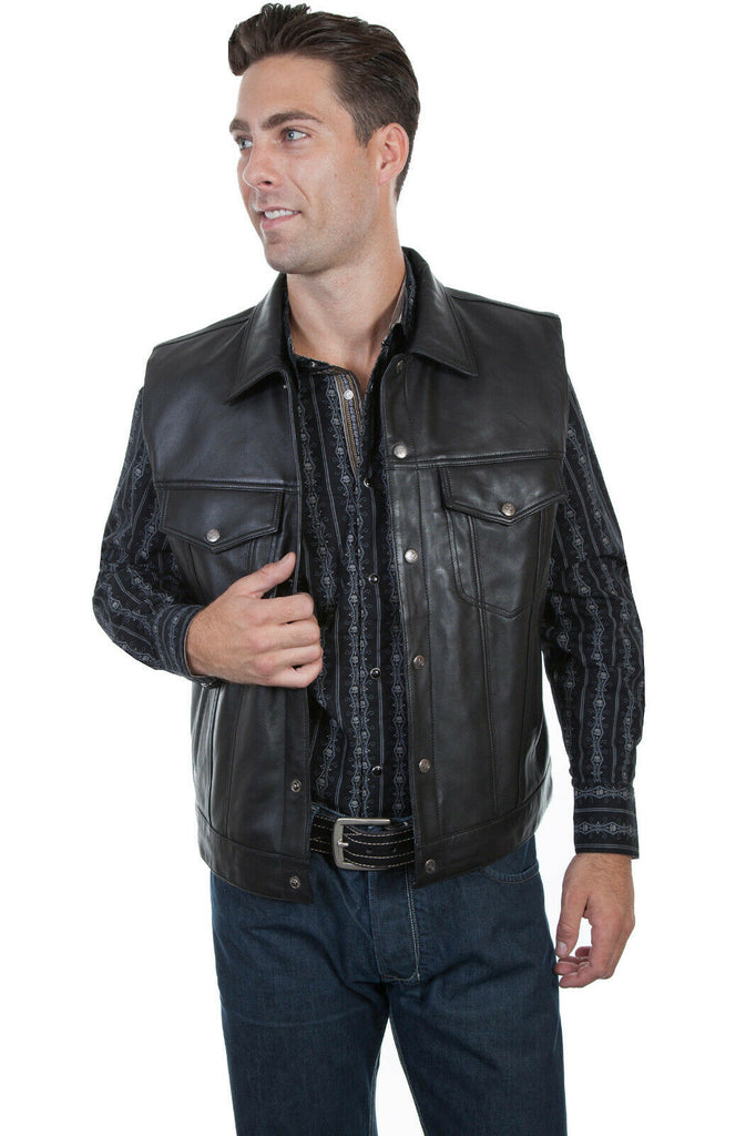 Scully Men's Soft Lamb Jean Vest 712