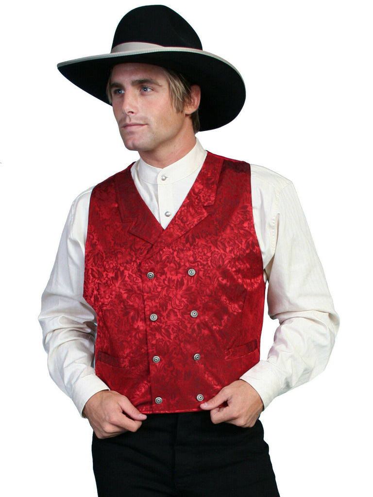 Scully Wahmaker Men's Big & Tall Silk Jacquard Vest 535344X
