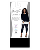Hanes Curves Blackout Footless Tights HSP004
