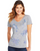 Hanes Women's Floral Message Short-Sleeve V-Neck Graphic Tee GT9337 Y07645