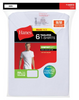 Hanes Men's White TAGLESS® Crewneck Undershirt 6-Pack 2135P6