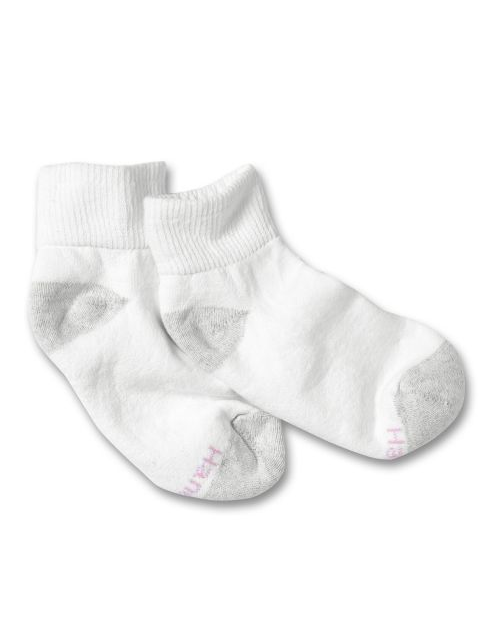 Hanes Women's Ankle Socks Extended Size 10-Pack 681/1P