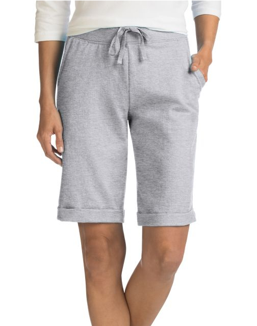 Hanes Women's French Terry Bermuda Pocket Short O4681