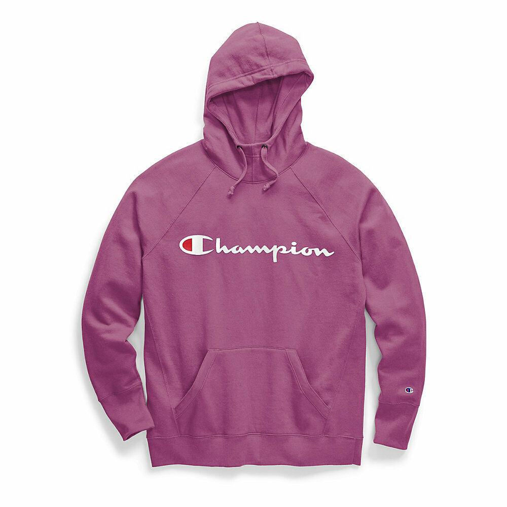 Champion Women's Plus Powerblend® Fleece Hoodie, Script Logo GF140 Y07466