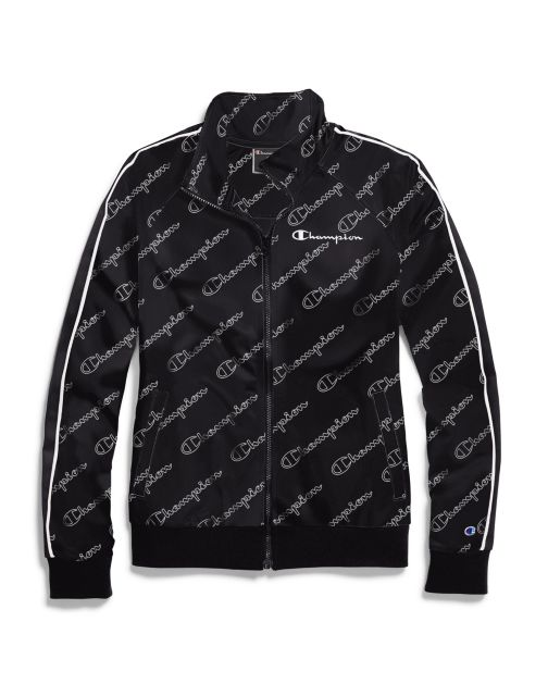 Champion Women's Floral Track Jacket, Script Logo J4352P 549707