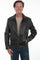Scully Leatherwear Men's Black Vintage Leather Jacket 1032