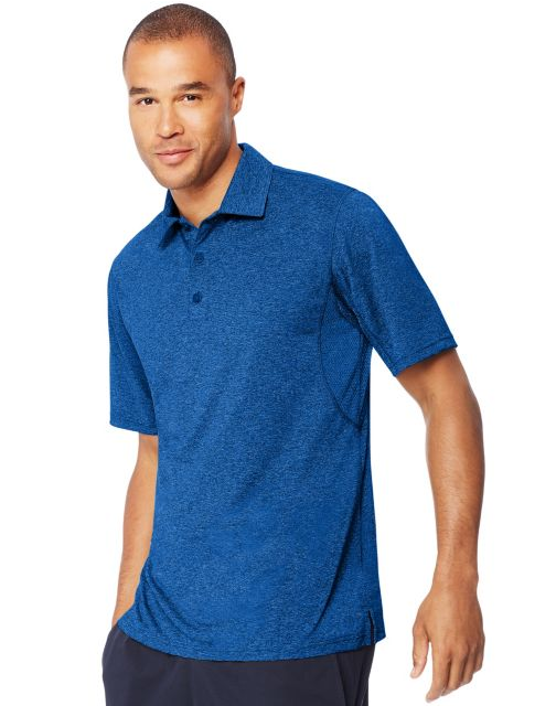 Hanes Sport™ Men's Heathered Performance Polo OV60C
