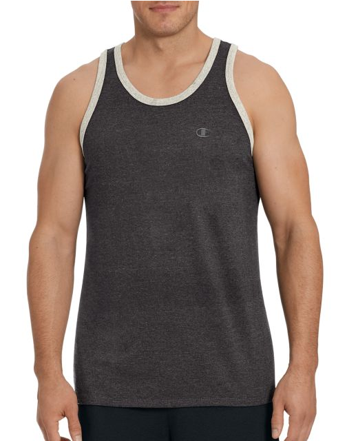 Champion Men's Classic Jersey Ringer Tank T0224