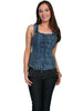 Cantina by Scully Scully Cantina Lace-Up Sleeveless Blouse PSL-058