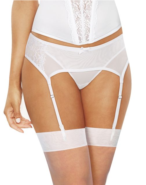 Floral Lace Garter Belt