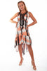 Scully Women's Crochet Neck Tie Dye Dress PSL-254