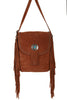 Scully Leather Fringe and Studded Handbag B186