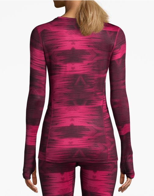 Duofold by Champion Brushed Back Women’s Crew (Prints) KCB3P