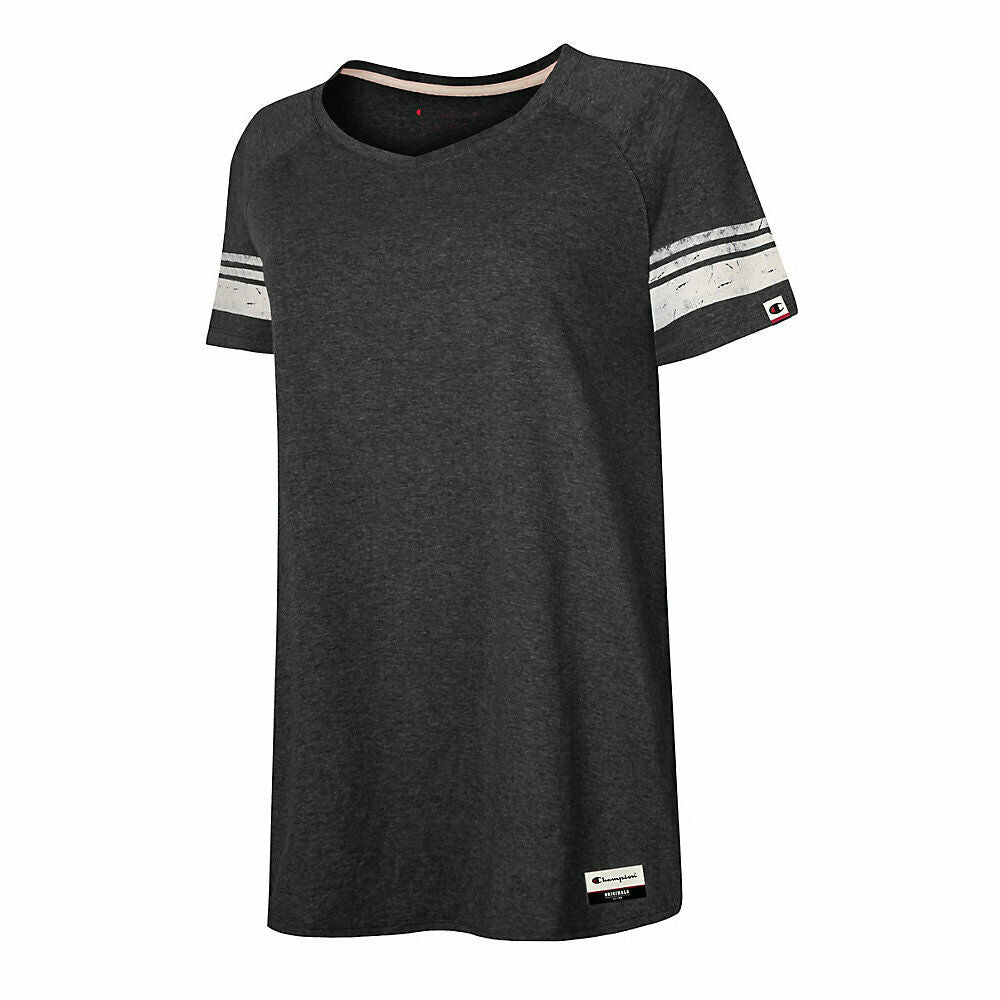 Champion Authentic Originals Women's Triblend Short Sleeve Varsity T-shirt AO350