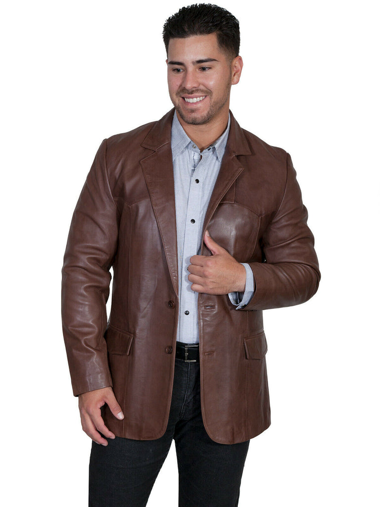 Scully Leather Men's Western Lambskin Blazer 501