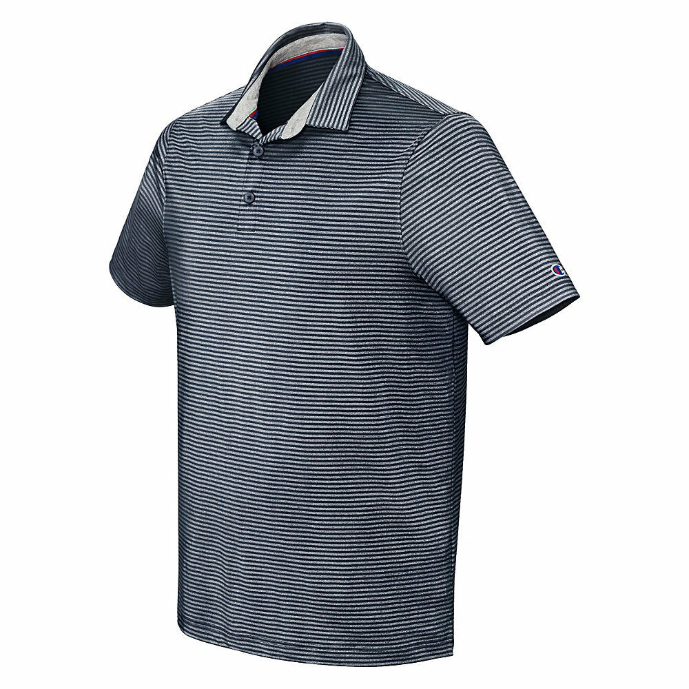 Champion Men's Stripe Performance Golf Polo T0001P