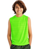 Hanes Sport™ Boys' Sleeveless Heathered Tech Tee OD180