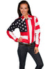 Scully RangeWear Women's Red 100% Cotton American Flag L/S Western Shirt RW029L