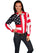 Scully RangeWear Women's Red 100% Cotton American Flag L/S Western Shirt RW029L