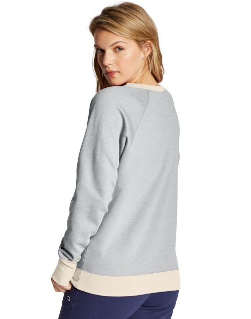 Champion Women's Powerblend® Fleece Boyfriend Crew GF567