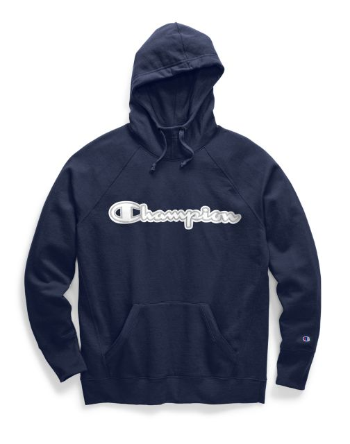 Champion Women's Powerblend® Fleece Pullover Hoodie Logo GF934 Y07970