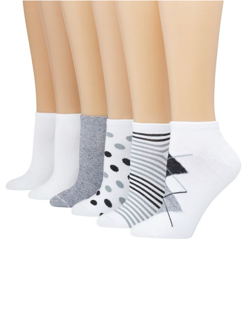 Hanes® ComfortBlend® Women's Low-Cut Socks 6-Pack 856/6P