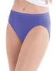 Hanes Women's Plus Cotton Hi-Cut Panties 5-Pack P543WB