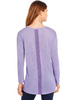Hanes Women's Lone Sleeve top with Center Back Lace Detail O9349