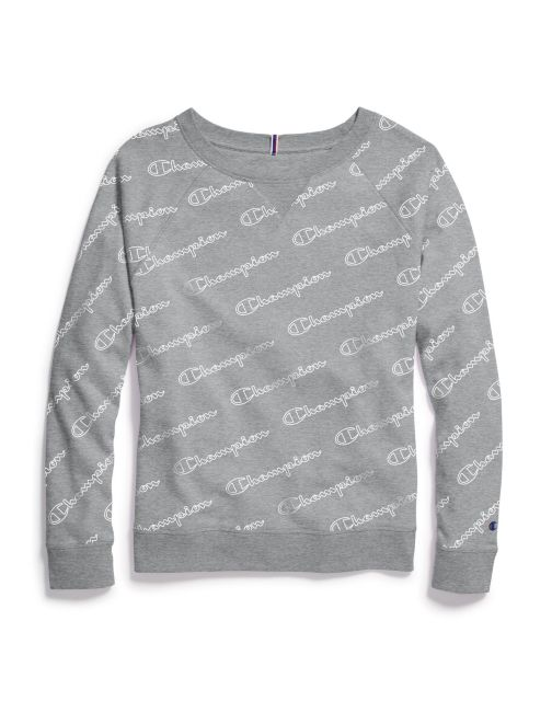 Women's Plus Heritage French Terry Print Crew