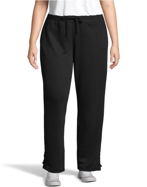 French Terry Lace Up Pant