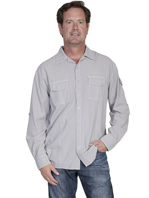 Scully Men's Casual Western Cotton Shirt CM5