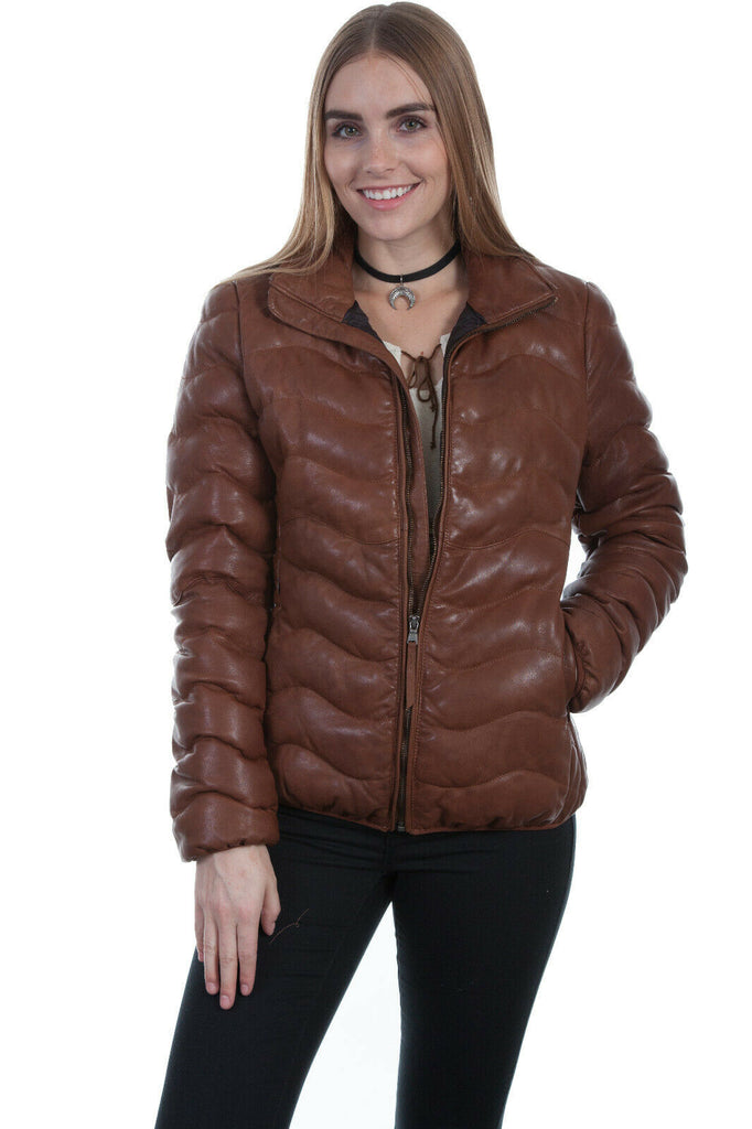 Scully Women's Leather Puffer Jacket L620
