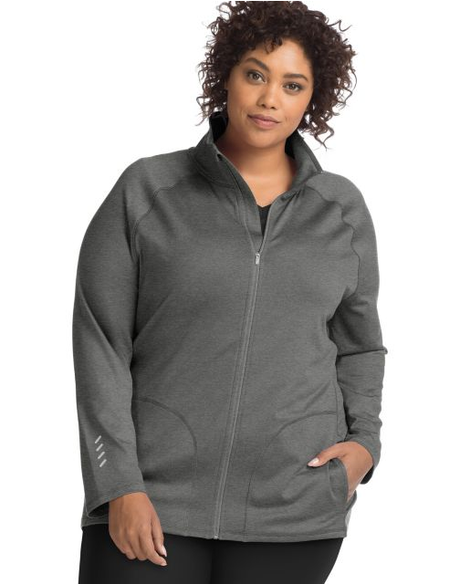 JMS Active Full Zip Mock Neck Jacket OJ906
