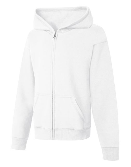 Hanes ComfortSoft™ EcoSmart® Girls' Full-Zip Hoodie Sweatshirt OK270