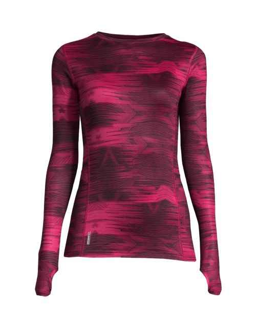 Duofold by Champion Brushed Back Women’s Crew (Prints) KCB3P