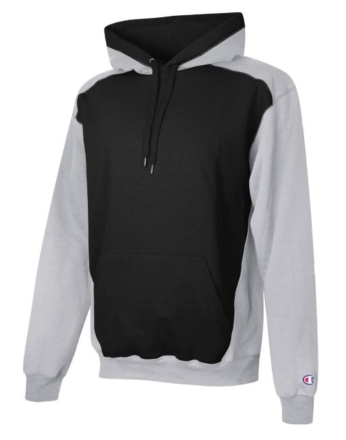 Champion Men's Double Dry Eco Colorblocked Fleece Hood S750