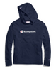 Champion Women's Heavyweight Jersey Pullover Hoodie, Script Logo W4909 549995