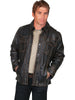 Scully Leather Men's Lamb Jacket Snap Front 250