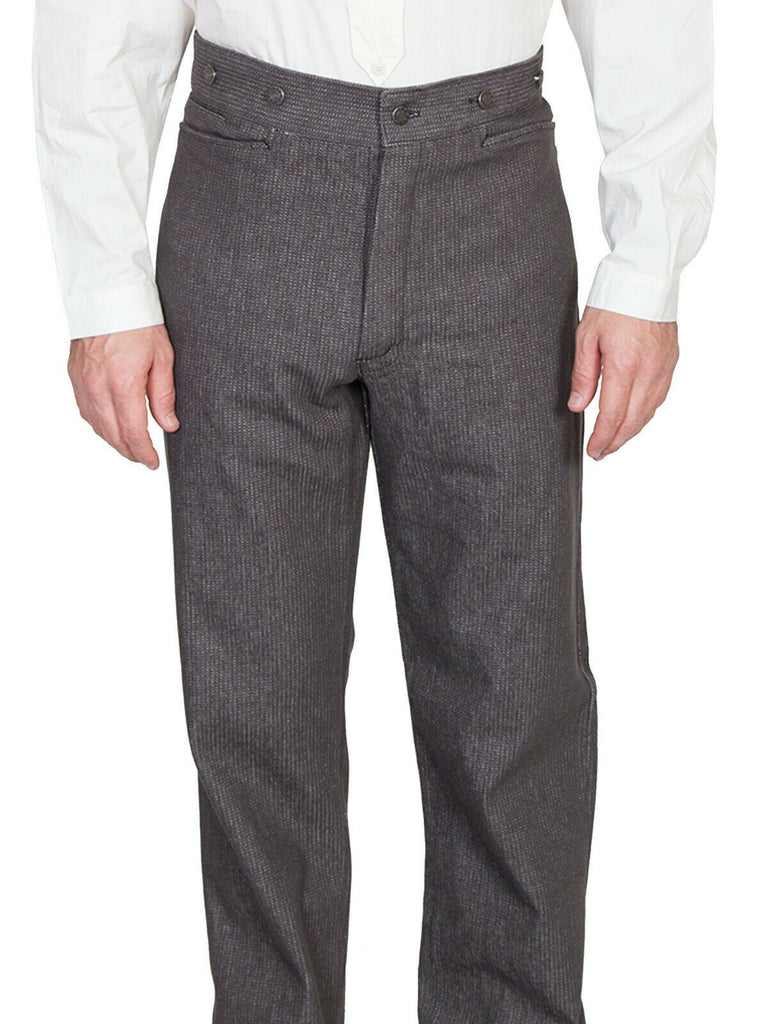Scully Men's Wahmaker Classic Button Fly Pants 100% Cotton 599602