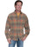 Scully Men's 100% Cotton Cord Plaid Long Sleeve Shirt TR-052