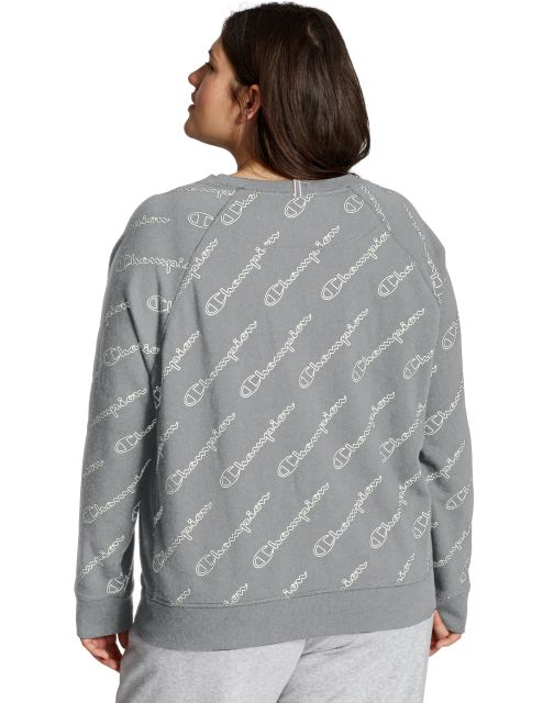 Women's Plus Heritage French Terry Print Crew
