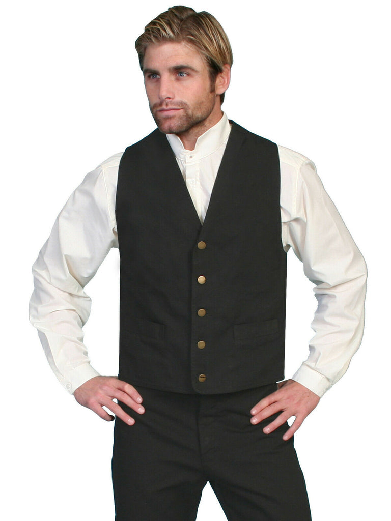 Scully Men's Cotton Canvas Sturdy Vest RW041N
