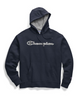 Champion Men's Powerblend® Fleece Pullover Hoodie, Chainstitch Logo GF89H Y07974