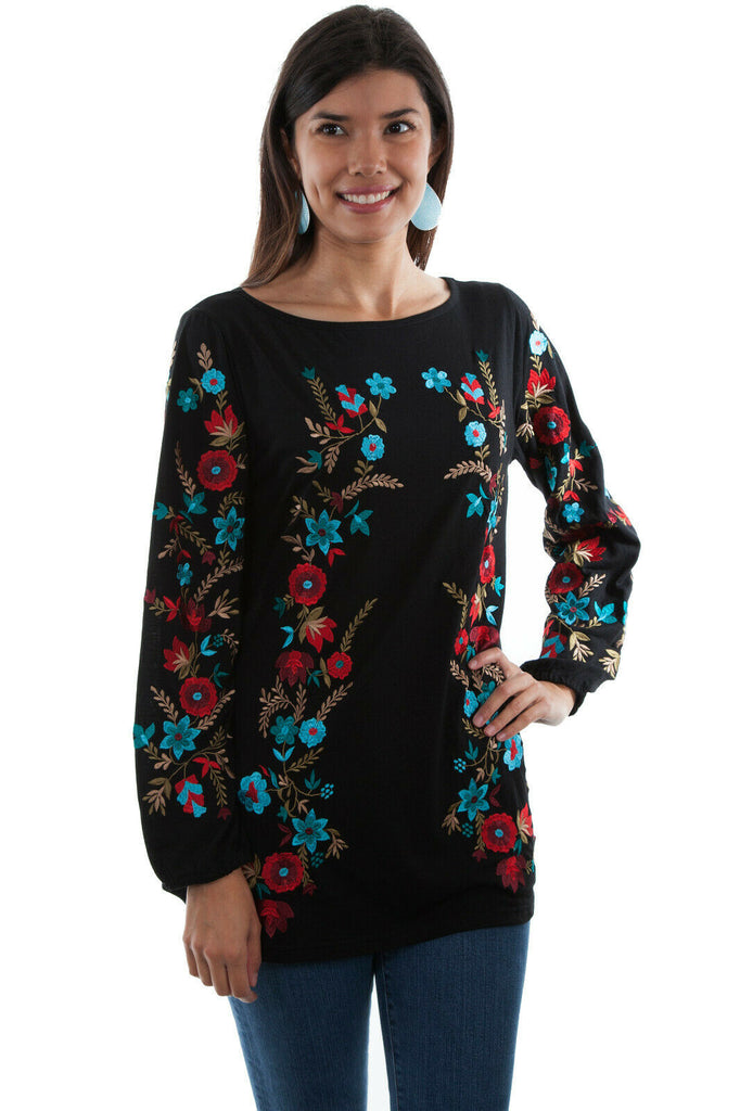 Scully Women's Embroidered Tunic HC498